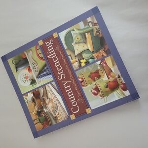 Country Stenciling Instruction and Stencil Hardback Book